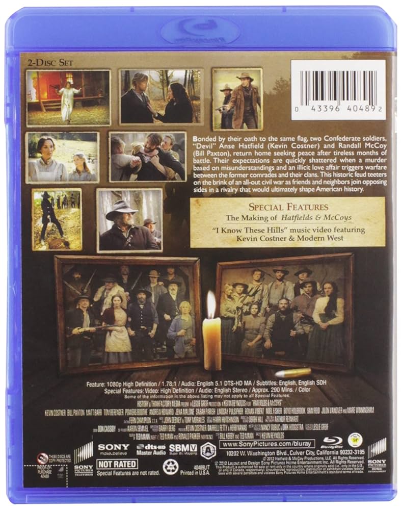 Hatfields & McCoys [Blu-ray]: Amazon.ca: Kevin Costner, Bill